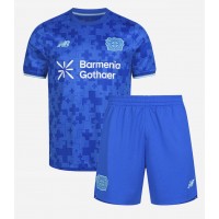 Stroje piłkarskie Bayer Leverkusen Koszulka Trzeciej dla dzieci 2025-26 Krótki Rękaw (+ szorty)